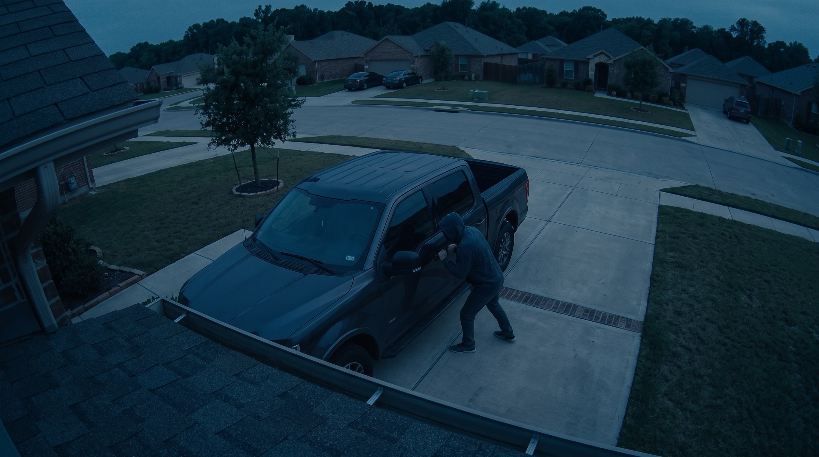 Driveway camera view