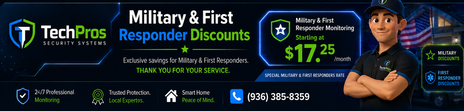 Military and first responder discounts